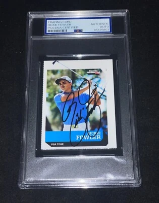 Rickie Fowler Signed Sports Illustrated For Kids Card SI PSA Golf - Image 1 of 2