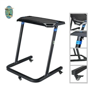 Adjustable Height Fitness Desk Workstation Bikes Standing Cycle Indoor Exercise - Picture 1 of 5