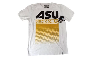 Flying Colors Mens ASU Arizona State Sun Devils Sundevils White Shirt NWT S-2XL - Picture 1 of 6