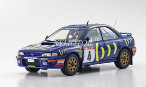 Kyosho 1:18 Subaru Impreza 4# 1994 RAC Diecast Model Car Gifts Display 08962A - Picture 1 of 10