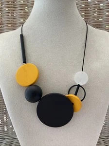 Damenkette Statement Modeschmuck Halskette Modekette Blogger Mehrfarbig - Bild 1 von 9