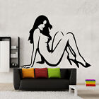 Hot Sexy Lady Woman Sitting Girl Wall Art Quote Decal Vinyl Sticker 