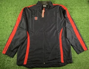 Gray-Nicolls Cricket Tracksuit Top - Navy With Red Detail - Size 2XL - Full Zip  - Picture 1 of 17