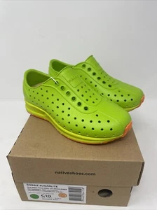 Native Shoes Robbie Sugarlite Kids Size C10 Slip On Shoes Palm Pickle Green NWB - Picture 1 of 5