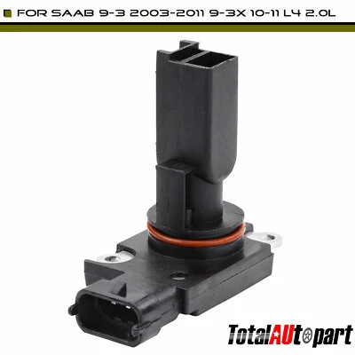 Sensor MAF de flujo de aire de masa para Saab 9-3 2003-2011 9-3X 10-11 L4 2,0 L turboalimentado Foto 1 de 4