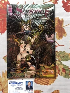 SHAIANA #1 Clear Chromium Edition, Entity comics, Signed,1995 JAY ANACLETO ART! - Picture 1 of 7