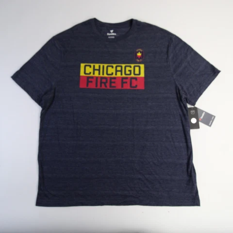 Chicago Fire Fanatics Short Sleeve Shirt Men's Blue New Cover
