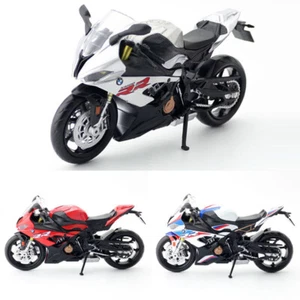 1/12 BMW S1000RR Motorcycle Model Diecast Toy Vehicle Kids Toys Boys Gifts - Picture 1 of 17