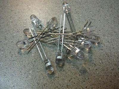 HP T1-3/4 (5mm) Prec Optical Perf AllnGaP LED Lamp Red-Orange **NEW** Qty.10 - Image 1 of 2