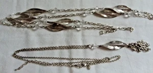 2 -Premier Designs Collares Hoja de Metal con Cuentas de Plástico Transparente, Diferentes Des - Imagen 1 de 5