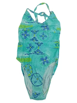 Fashy Damen Badeanzug Gr. 42 Mehrfarbig Grafisch Sportlich Polyamid - Bild 1 von 2