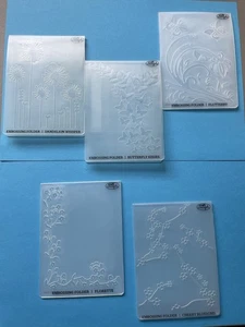 Embossing Folder von Craft Concept 1 Set - 5 Verschiedene Muster - Bild 1 von 12