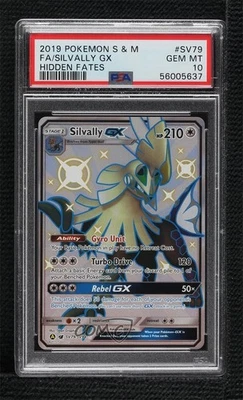 Shiny - Silvally GX Pokémon Sun & Moon Hidden Fates Vault PSA 10 GEM MT - Image 1 of 2