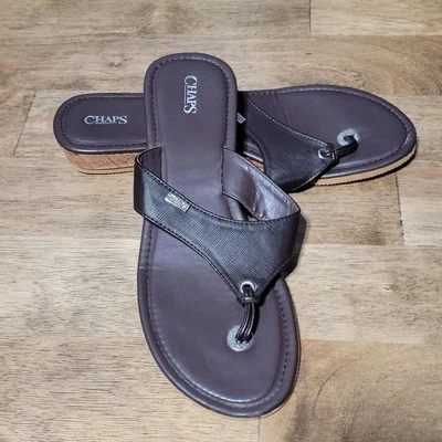 Sandalias para mujer Chaps marrón talla 9/10. T6 Foto 1 de 4