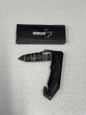 Boker Plus  01KAL11 Kalashnikov KAL 11 Folding Knife Tanto Combo Edge - Image 1 of 2
