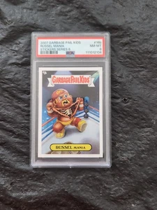 2007 Garbage Pail Kids Russel Mania 16b PSA 8 Hulk Hogan Sticker Series ANS6 - Picture 1 of 2