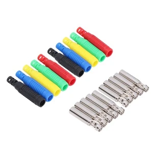10 Stück Bananenstecker Set - Starke Konnektivität Für Klanggeräte - Afbeelding 1 van 22