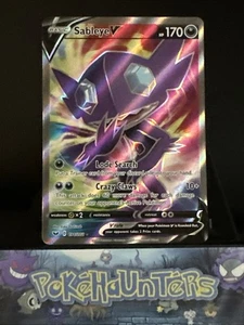 Pokemon Card Sableye V 194/202 Sword & Shield Full Art Holo Rare NM - Picture 1 of 2