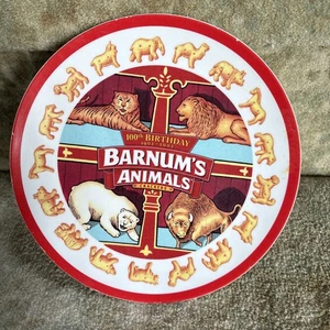 Barnum’s Animal Crackers Plate 100th birthday melamine 2002 - Picture 1 of 6