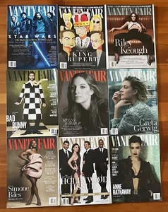 Lot of 14 Vanity Fair Magazines-Hollywood Issue, Barbara Streisand, Simone Biles - Picture 1 of 16
