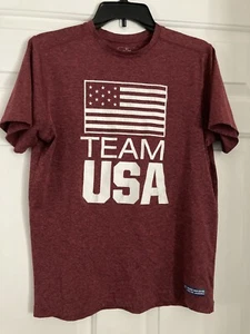 team USA 2016 Rio De Janeiro t-shirt red size small - Picture 1 of 5