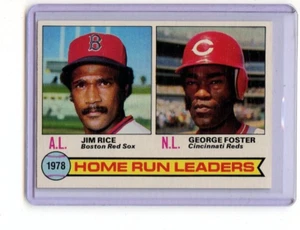 1979 Topps Home Run Leaders Jim Rice/ George Foster #2 ⭐️💥🎯  NMMT - Picture 1 of 2