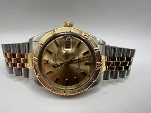 ROLEX  Vintage Thunderbird Datejust 1625 14K Two Tone With Extra 18kt Bracelet - Picture 1 of 24