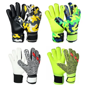 Football Goalkeeper Goalie Gloves Finger Saver Gloves Teen Youth Adult 4-10 Size - Picture 1 of 11