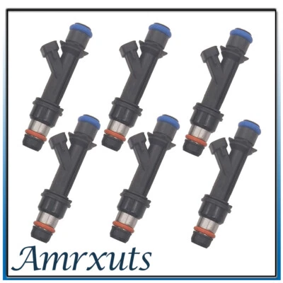 6 piezas inyectores de combustible 25313185 para Chevrolet Trailblazer GMC Envoy 2002-2004 4,2 L Foto 1 de 4