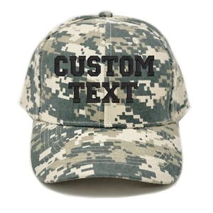 Individuell bestickte Digital Camouflage Cap Mütze, personalisierte Digital Camo Cap Mütze - Bild 1 von 5