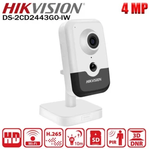 Cámara de red cubo IR inalámbrica Hikvision 4 MP DS-2CD2443G0-IW MIC cámara IP Wifi - Imagen 1 de 10
