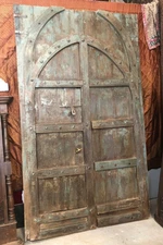 Antique Doors RUSTIC FARMHOUSE VERANDA GATES MASSIVE INDIA DOOR PANELMoving Sale