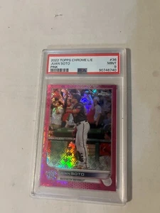 2022 Topps Chrome L/E Juan Soto Pink PSA 9!!! - Picture 1 of 2