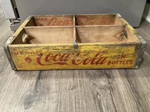 Coca Cola In Bottles Box Crate Pat Pending Durabilt There’s Nothing Like Coke - Picture 1 of 9