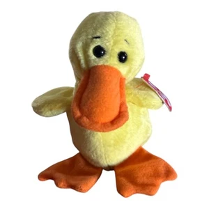 TY Beanie Baby Rare Retired Original 1994 Quackers Duck Tag - Picture 1 of 5