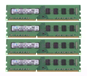 Lot 4GB Samsung 4GB 2Rx8 PC3-12800 DDR3 1600Mhz 240Pin 1.5V Desktop Memory RAM - Picture 1 of 11