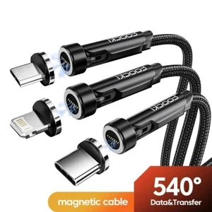 3 in 1 Schnell Ladekabel Handy Ladekabel für iPhone iOS Typ C Micro USB - Bild 1 von 25