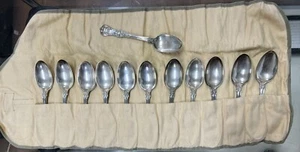 (12) Vintage Tiffany & Co. Sterling Silver English King Soup Dessert Spoon 7" - Picture 1 of 6