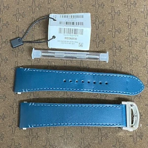 Genuine Cartier Deployant Buckle and OEM Leather Strap for Santos WSSA0030 - Picture 1 of 7