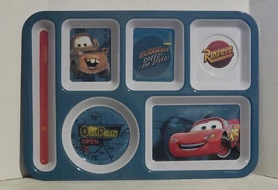 Plato Bandeja Dividida Melamina Coches Disney Pixar por J.C. Penny Foto 1 de 2
