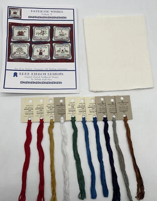 Blue Ribbon Designs Patriotic Wishes Volume 2 Cross Stitch Kit - Image 1 of 4
