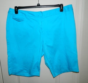 Women's Turquoise Walking Shorts Size 22W - Picture 1 of 2