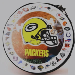 GREEN BAY PACKERS Disc CD DVD Blu Ray Carry Case Holder Bag Wallet Storage NEW - Picture 1 of 3