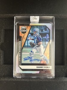 2023 HARRY FORD PANINI THREE AND TWO ELITE EXTRA EDITION AUTO RC # 190/200