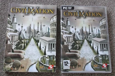 Sid Meier's Civilization IV for PC, Includes 224 Pg Book & Slipcover Specs Chart - Image 1 of 3