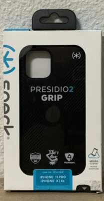 📀 Empuñadura Speck Presidio2 para iPhone 11 Pro / X / XS - NEGRA Foto 1 de 4