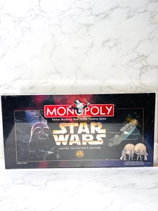 Star Wars Monopoly Limited Collector’s Edition Game 1996 Factory Sealed New - Picture 1 of 4