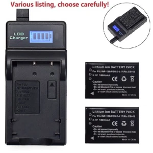 Battery or Charger for PENTAX D-LI7 PENTAX Optio MX MX4 450 550 555 750Z Camera - Picture 1 of 43