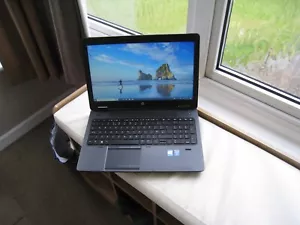 HP ZBOOK 15-G2 Laptop i7 4910MQ 2.9GHz 16GB 256GB SSD FHD WIN 10 PSU REF K7 - Picture 1 of 15