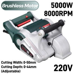 5000W Brushless Electric Wall Chiseler Reinforced Concrete Trenching Machine New - Picture 1 of 15